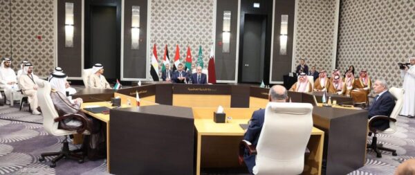بدء اجتماع يضم وزراء خارجية مصر والأردن وقطر والإمارات والسعودية وممثل عن السلطة الفلسطينية