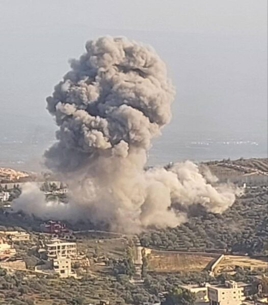 غارة جوية نفذها الطيران الحربي الإسرائيلي