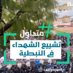 تشييع الشهداء في النبطية