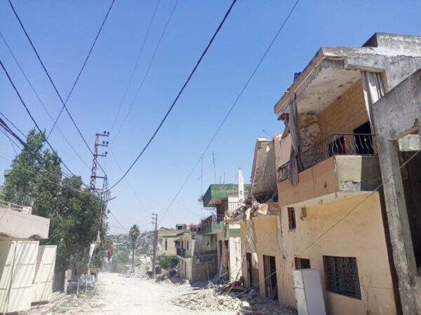 مشاهد للدمار في بلدة عيتا الشعب
