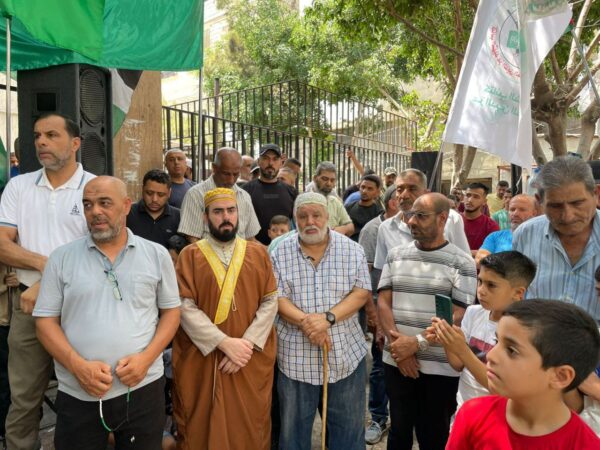 وقفة تضامنية بمخيم برج الشمالي