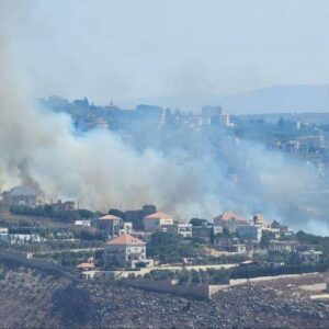 اندلاع حريق في بلدة الطيبة جنوبي لبنان