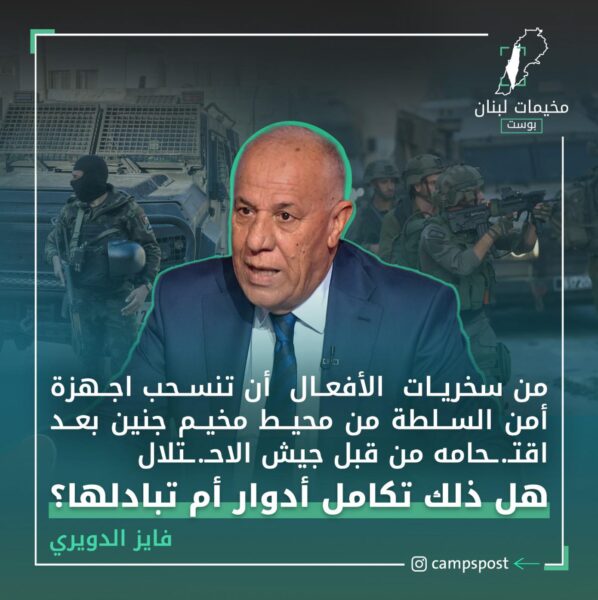 ويتابع الدويري تحلليه