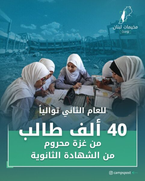 40 الف طالب وطالبة توقف مستقبلهم
