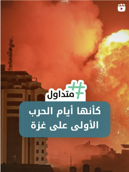 كأنها اول أيام الحرب على غزة