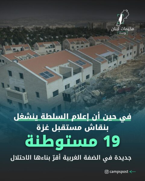 مستوطنات جديدة في الضفة الغربية