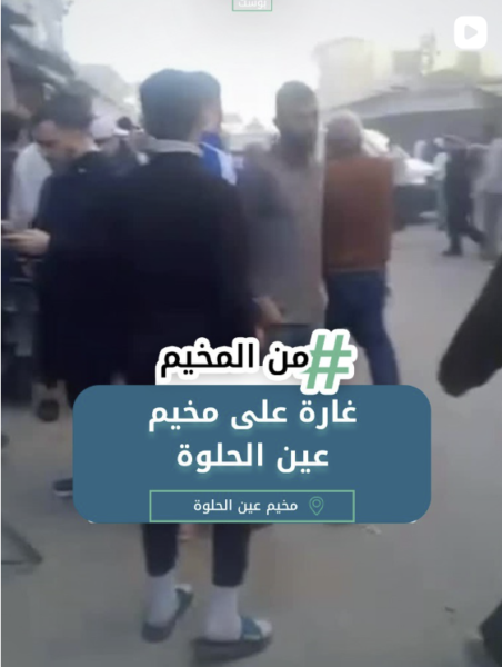 غارة على مخيم عين الحلوة