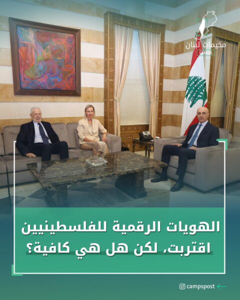 البطاقات الرقمية للاجئين الفلسطينيين،