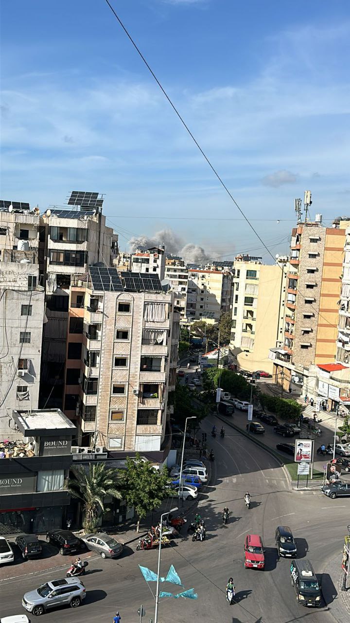 دوي انفجارات في الضاحية الجنوبية لبيروت من جراء صواريخ أطلقتها…