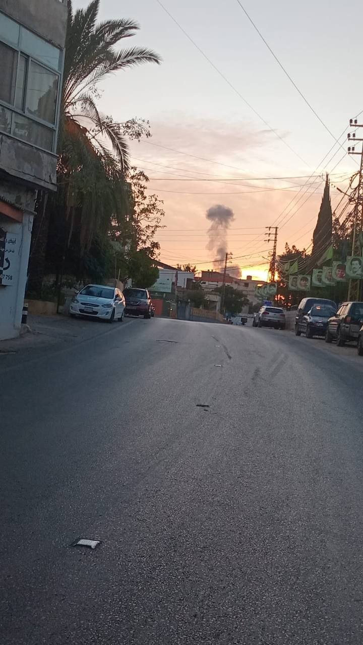 الغارات الصهيونية التي تستهدف جنوب لبنان
