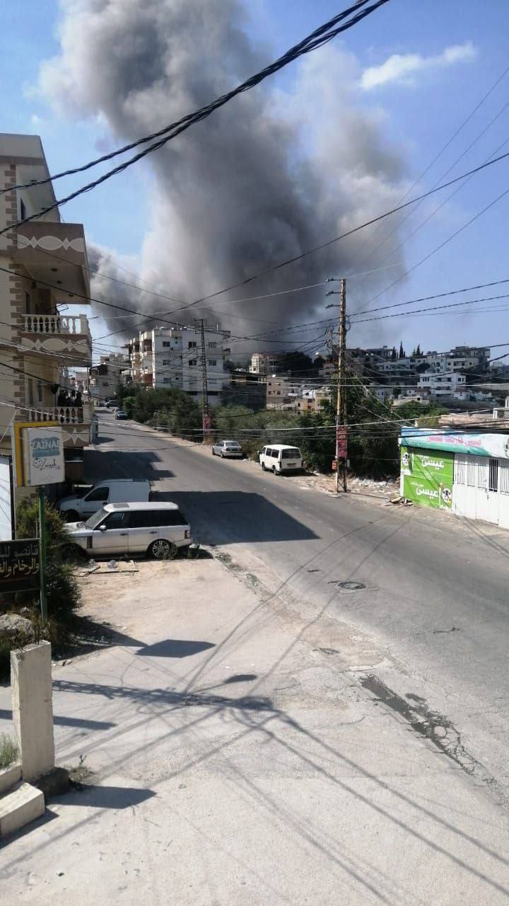 طيران الاحتلال يشنّ غارة تستهدف بلدة الشهابية في جنوب لبنان.