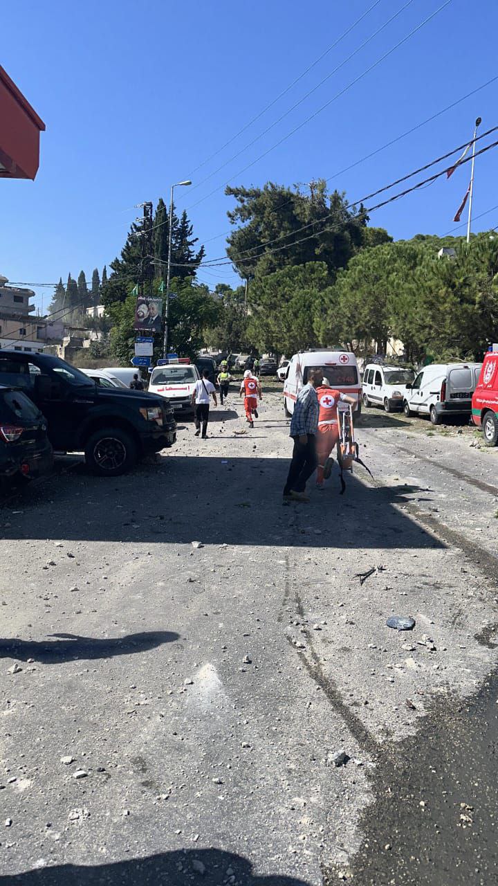 الغارة على تبنين جنوبي لبنان استهدفت محيط المستشفى الحكومي