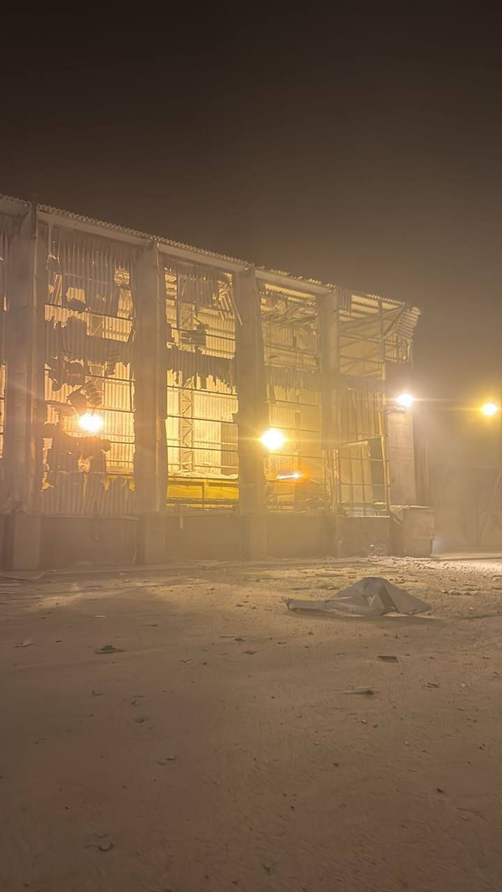 مكان انفجار الطائرة المسيّرة في إيلات جنوب فلسطين المحتلة