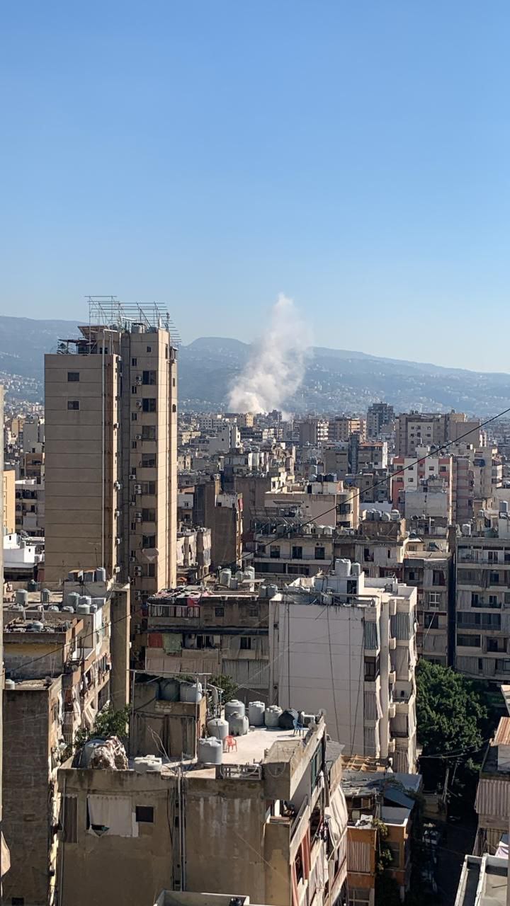 طيران الاحتلال الصهيوني يشنّ غارة على الضاحية الجنوبية لبيروت في…