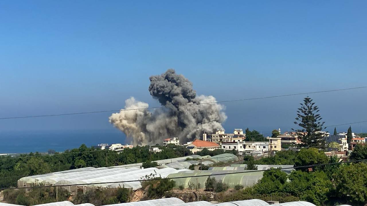 غارة صهيونية عنيفة تستهدف الأطراف بين العدوسية والنجارية جنوبي لبنان