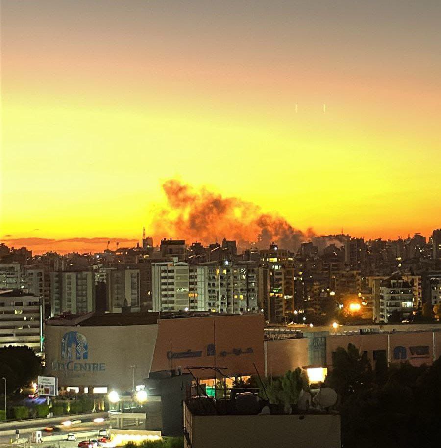 الغارة استهدفت منطقة الشياح في الضاحية الجنوبية لبيروت