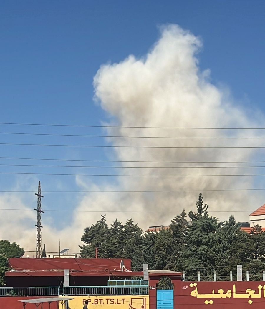 غارة للاحتلال خلف دوّار الجبلي ببلدة دورس في مدينة بعلبك