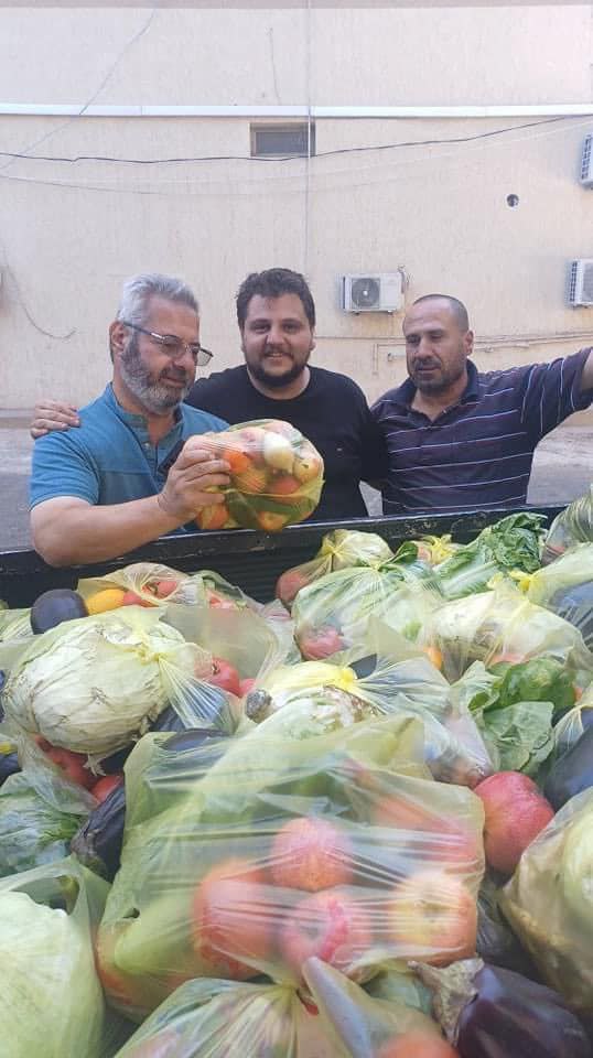 أعضاء بلدية النبطية والمتطوعين فيها الذين قصفهم الاحتلال خلال تحضيرهم…