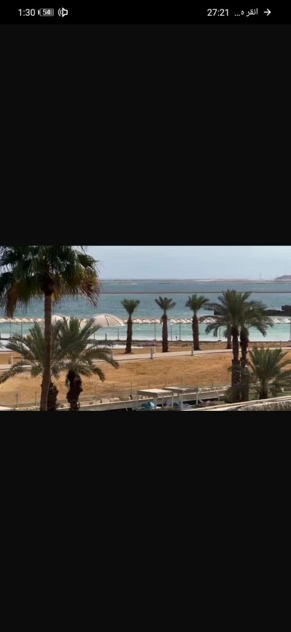 صورة متداولة || خلو شاطئء البحر الميت بعد العملية صباح…