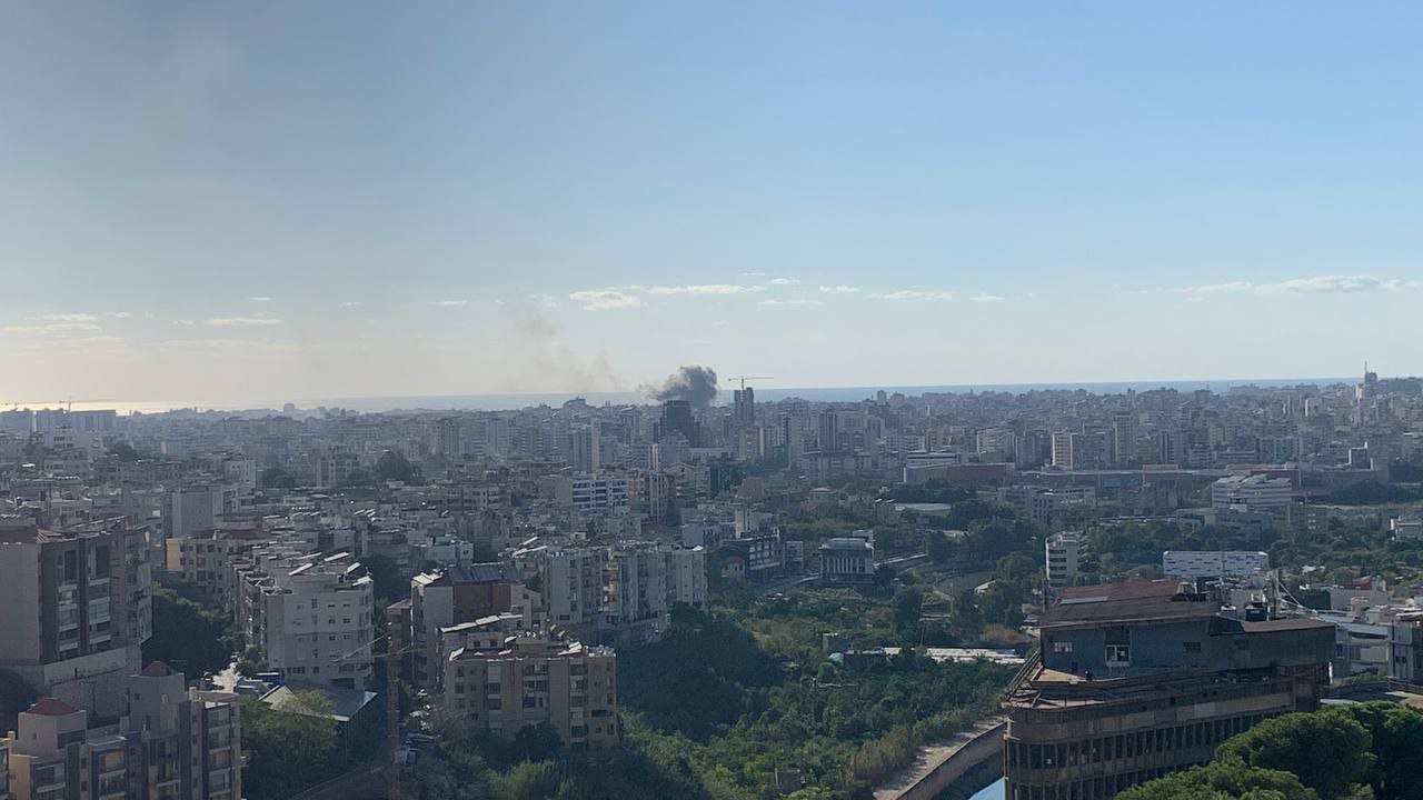 عاجل | غارة صهيونية جديدة تستهدف الضاحية الجنوبية في بيروت.