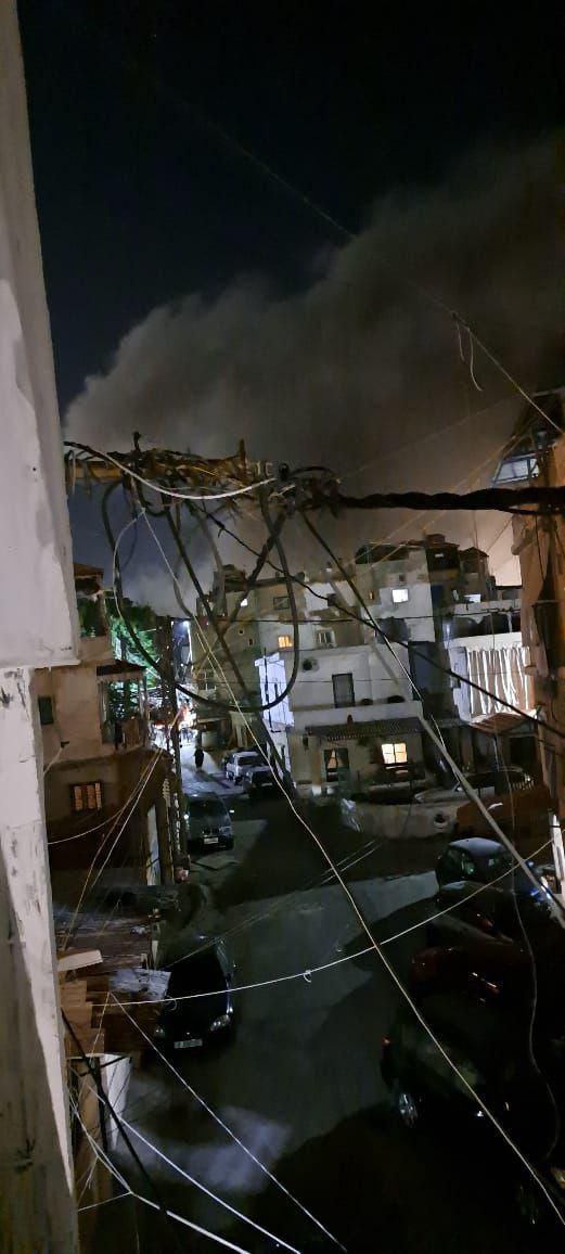 غارة إسرائيلية على منطقة الأوزاعي في بيروت