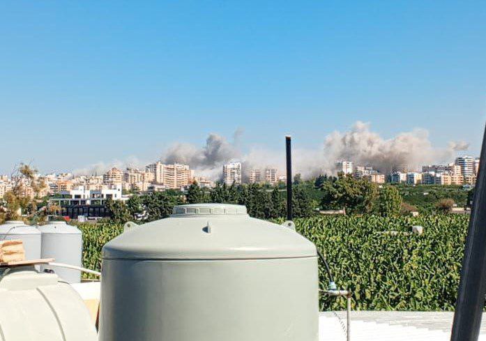 أكثر من 13 غارة صهيونية استهدفت بلدة الحوش بمدينة صور…