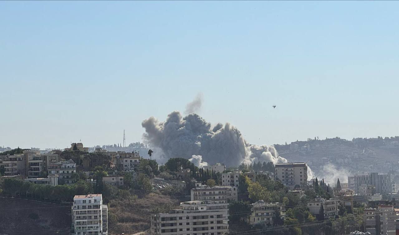 3 غارات صهيونية تستهدف مدينة النبطية جنوبي لبنان