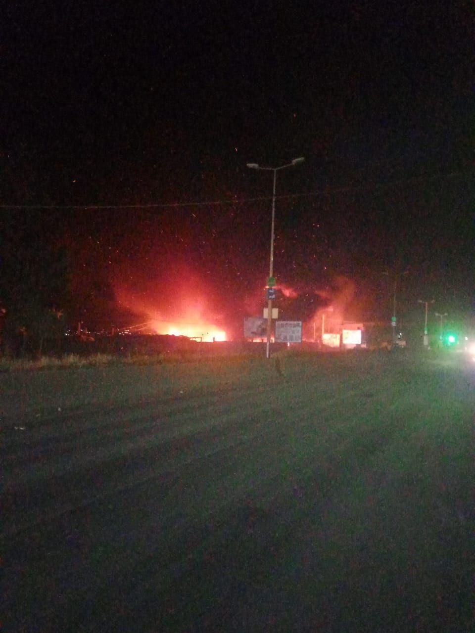 غارة استهدفت اتوستراد رياق – بعلبك عند مفرق ثانوية الامام…