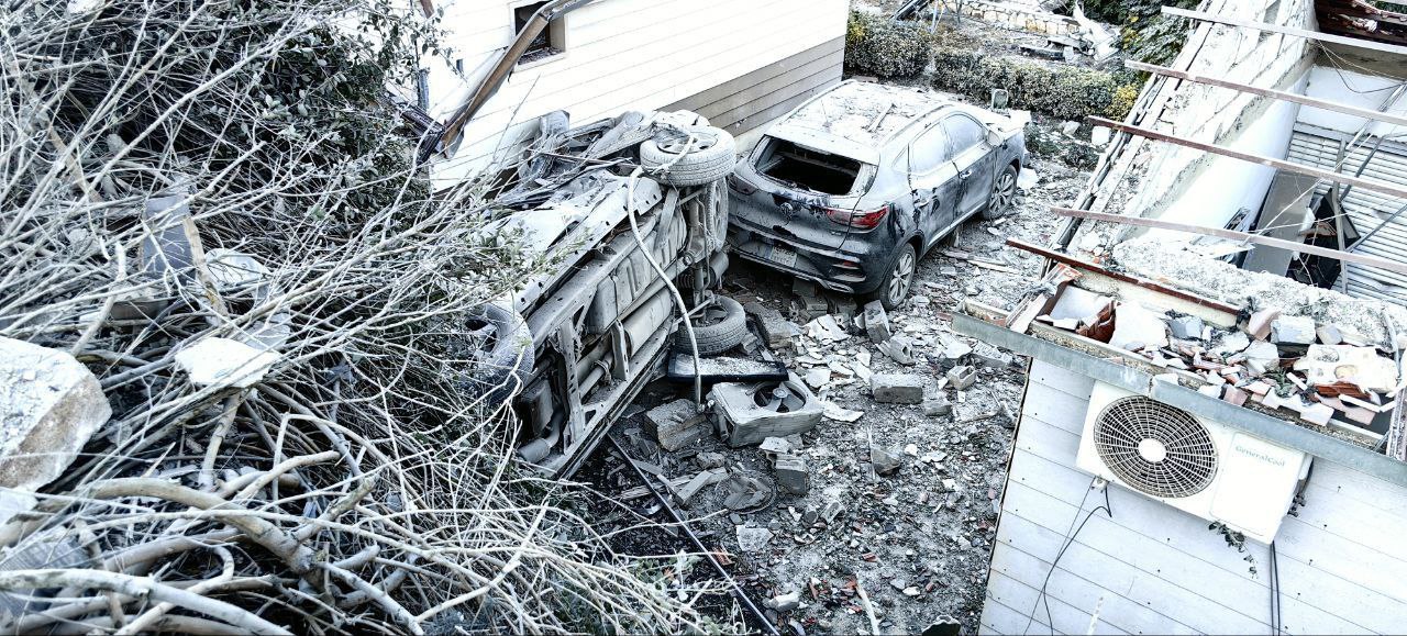 مقر إٍقامة الصحفيين في حاصبيا جنوبي لبنان الذي تعرض لغارة…