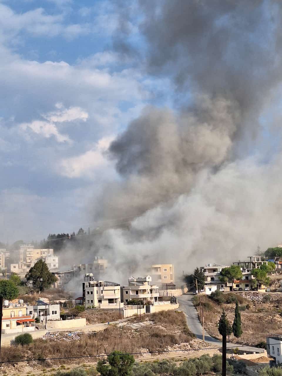 غارة صهيونية تستهدف حي البستان في بلدة المروانية قضاء النبطية…