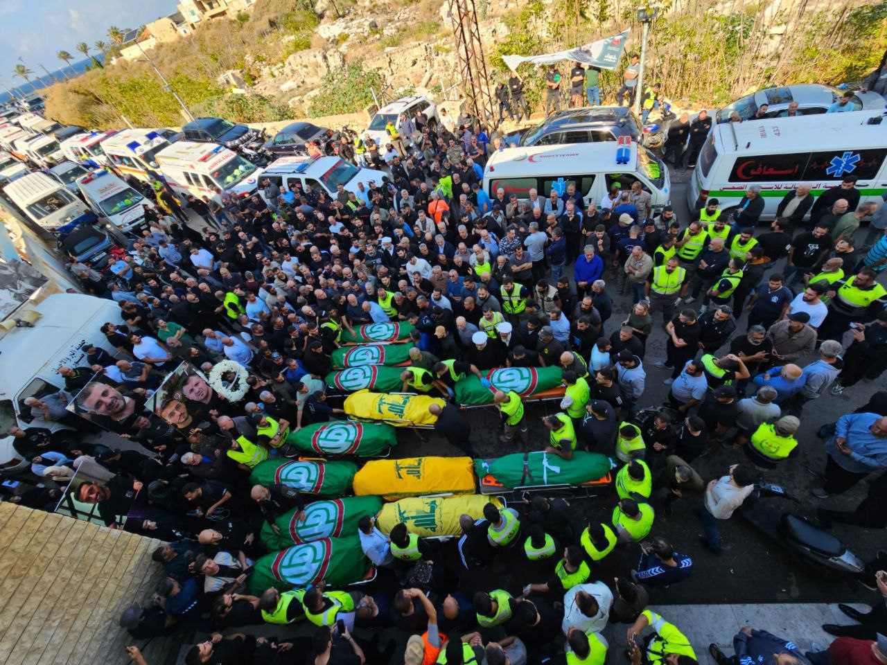 من تشيبع شهداء مجزرة دير قانون رأس العين قضاء مدينة…