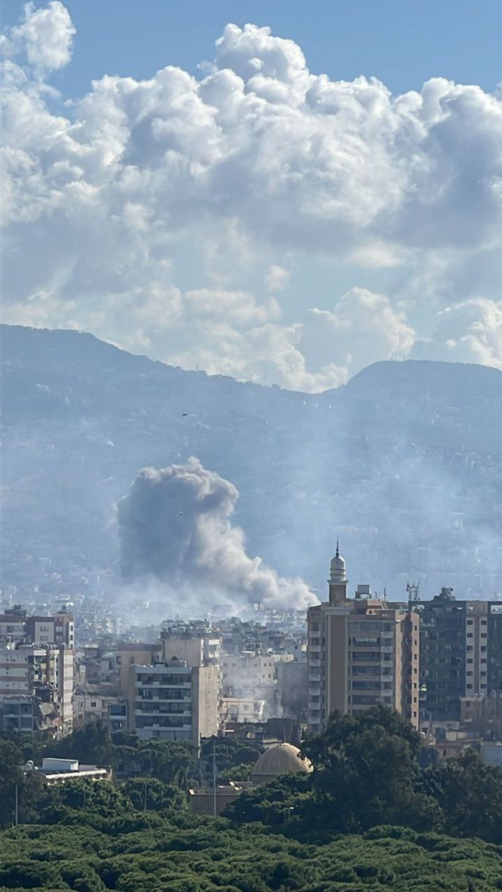 عاجل || غارة صهيونية جديدة تستهدف برج البراجنة بالضاحية الجنوبية…