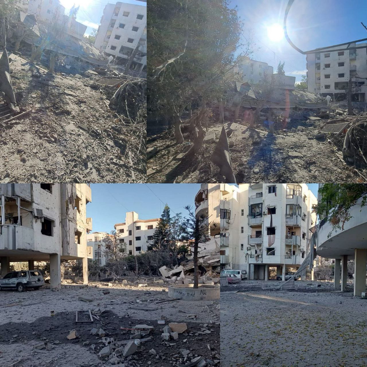 دمار كبير في مجمع “الرز” في مفرق العباسية قضاء مدينة…