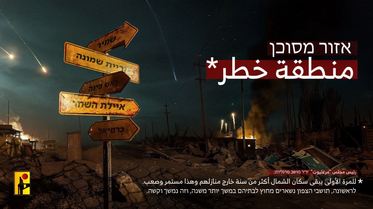 حزب الله ينشر

אזור מסוכן…