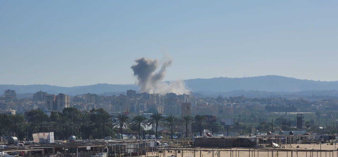 غارة صهيونية على منطقة الحوش في قضاء مدينة صور جنوبي…