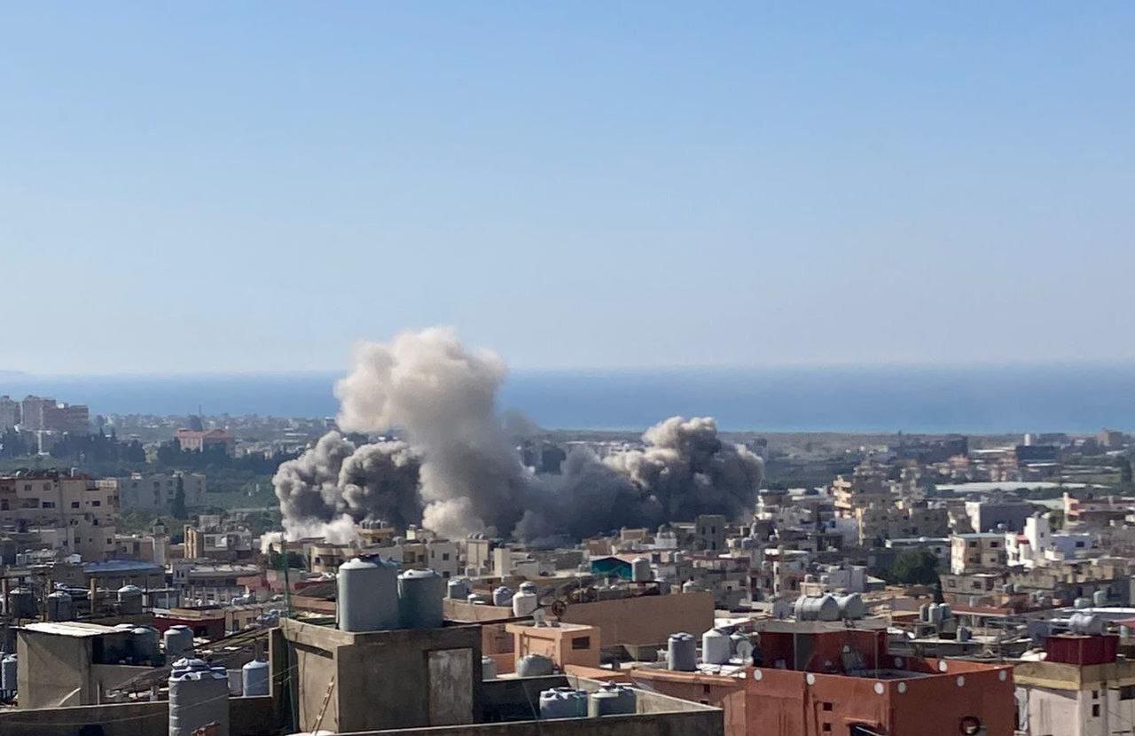 عاجل || غارة صهيونية جديدة تستهدف البرج الشمالي قضاء مدينة…