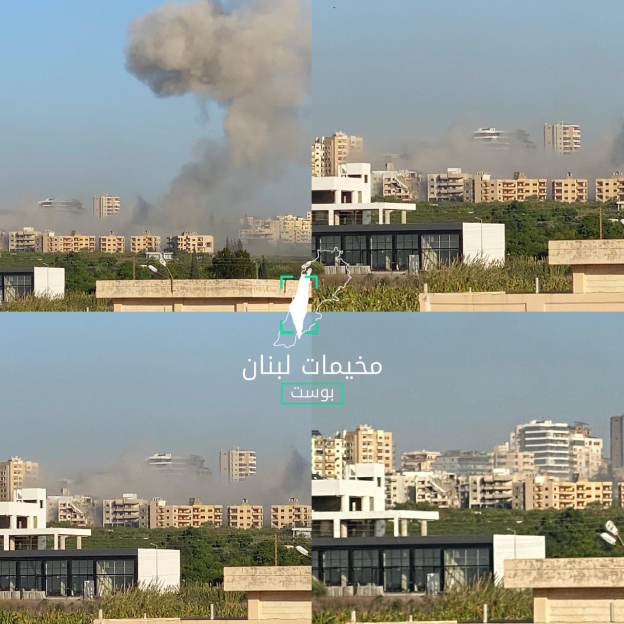 غارات صهيونية متواصلة تستهدف مباني سكنية في منطقة الحوش قضاء…