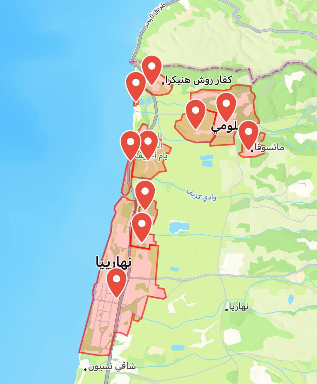 عاجل || رشقات صاروخية جديدة من لبنان على “نهاريا” شمال…