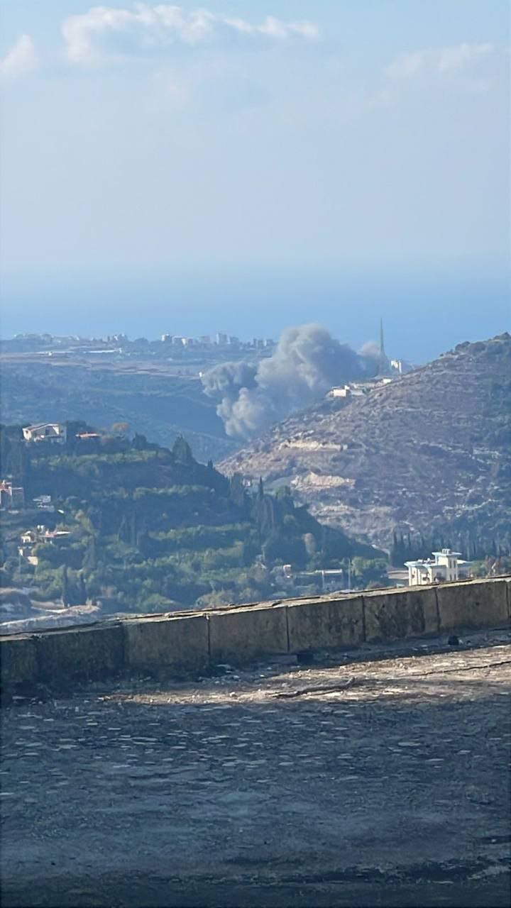 غارة صهيونية استهدفت منطقة تبنا في  بلدة البيسارية قضاء…