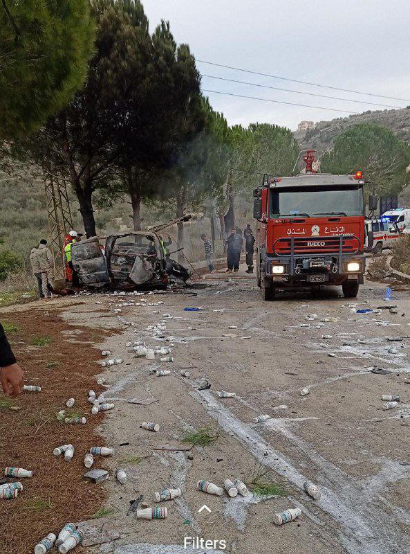 استشهد المواطن حمزة بداح جراء استهداف مسيّرة صهيونية لسيارته من…