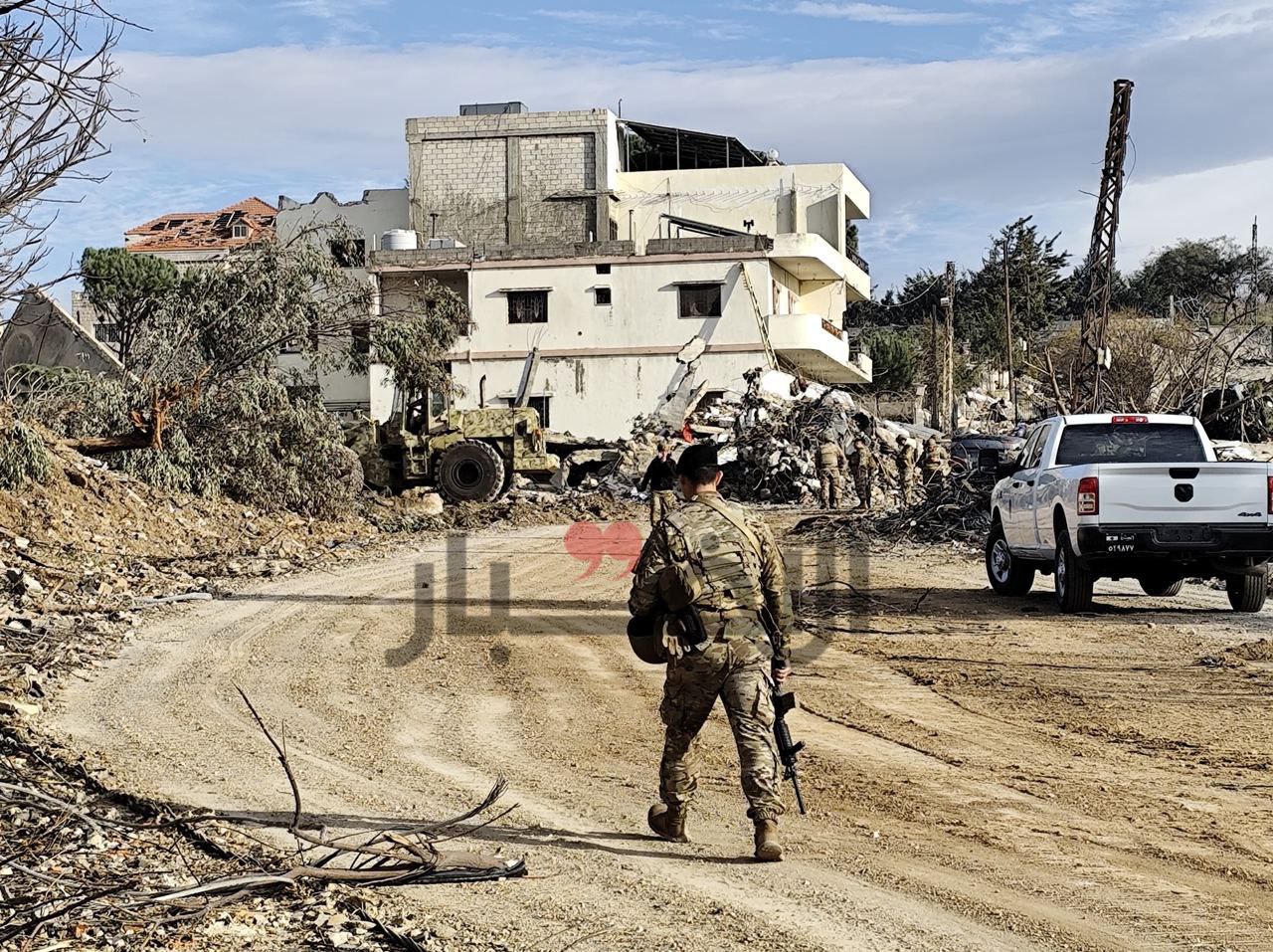الجيش اللبناني يبدأ بالانتشار في مدينة الخيام جنوبي لبنان