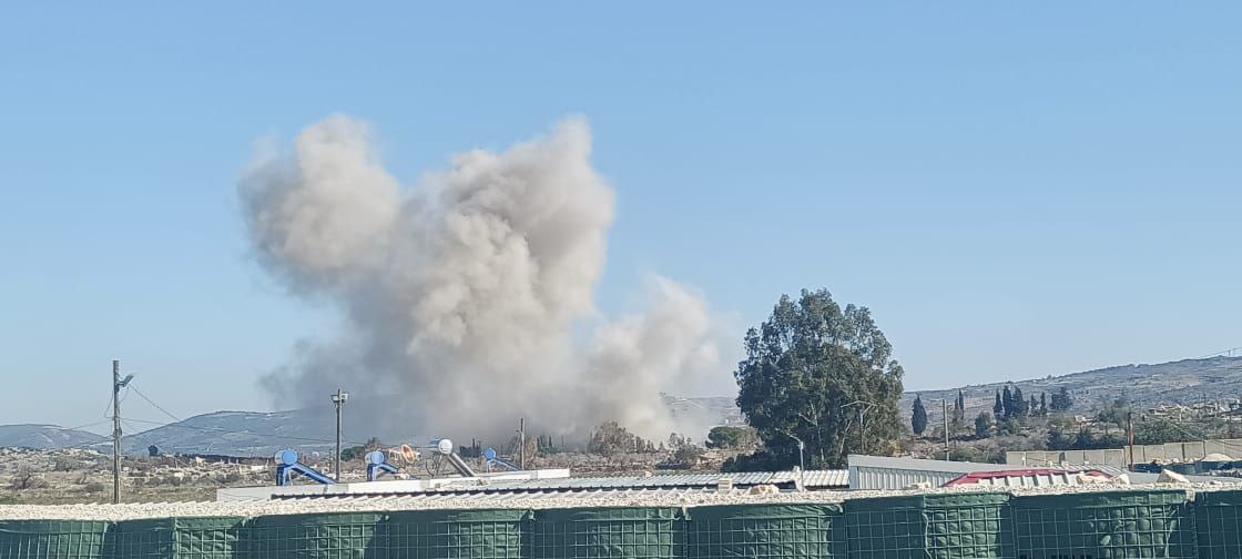 قوات الاحتلال نفذت تفجيراً في بلدة الضهيرة جنوبي لبنان