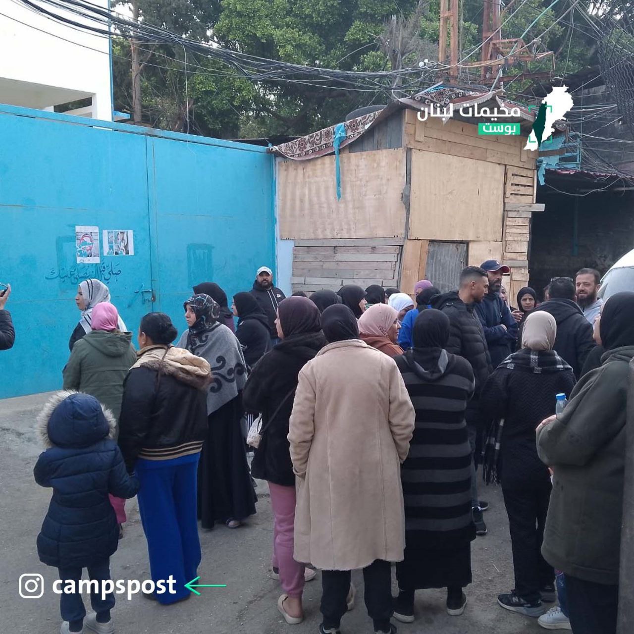 لليوم التالي على التوالي أهالي مخيم برج الشمالي في جنوب…