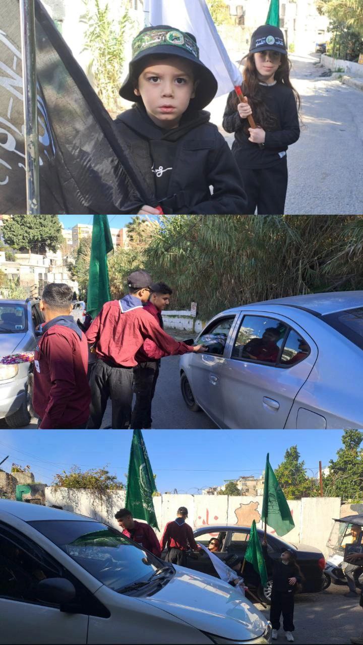🔴 احتفالا بانتصار غزة.. حواجز محبة وتوزيع للحلويات في منطقة…