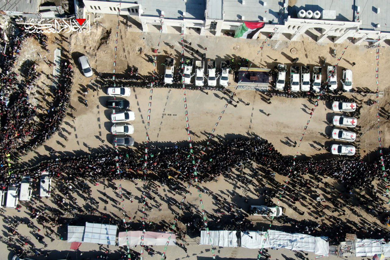 القسام ينشر: صور .. تسليم الدفعة الثانية من الأسرى الصهاينة…