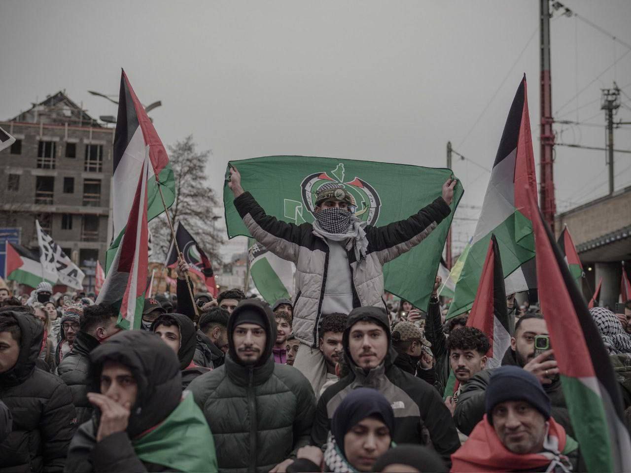 🔴 مسيرة في العاصمة البلجيكية “بروكسل”؛ دعماً لفلسطين والمقاومة.