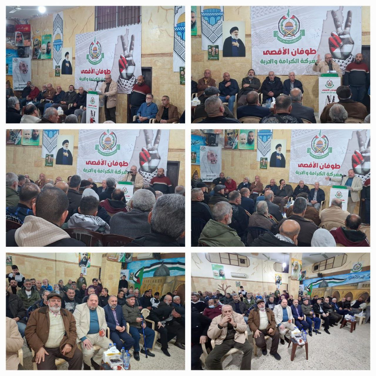 حركة حماس تقيم احتفالا  بانتصار المقاومة في مجمع الأقصى…