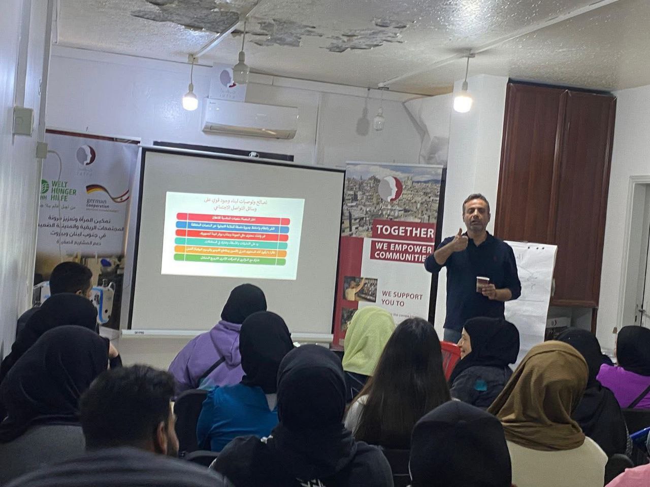 انطلقت محاضرات دعم المشاريع الصغيرة في مراكز جفرا في مخيمي…