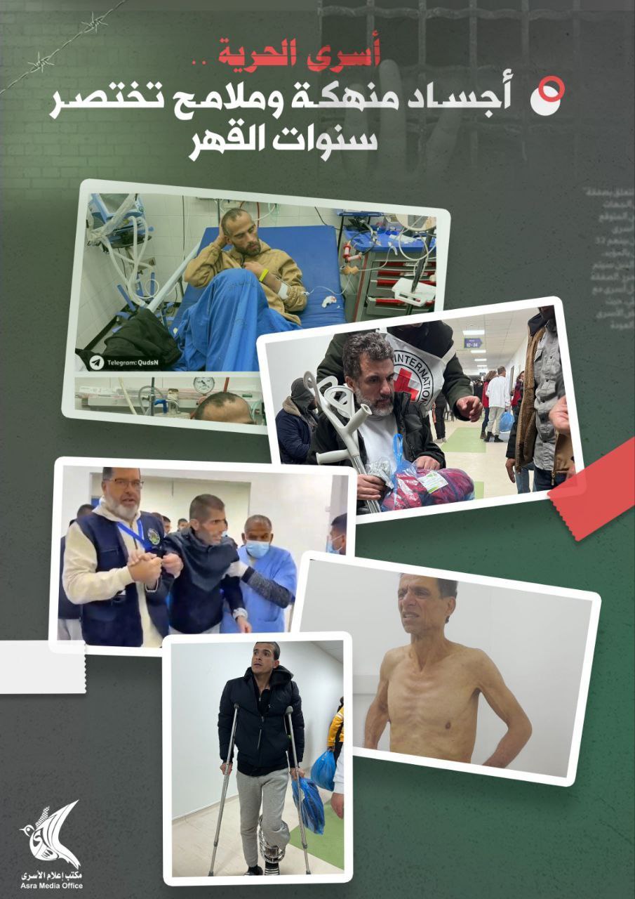 🔴 مكتب إعلام الأسرى:

كشفت مشاهد الإفراج عن الأسرى المحررين عمق…