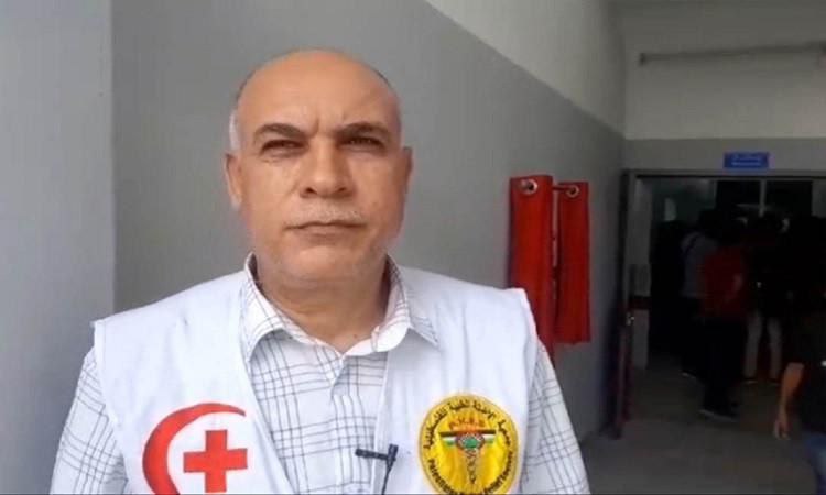 مدير الإغاثة الطبية في غزة، محمد أبو عفش:
– الاحتلال…